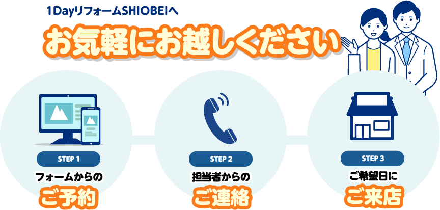 来店予約のご案内